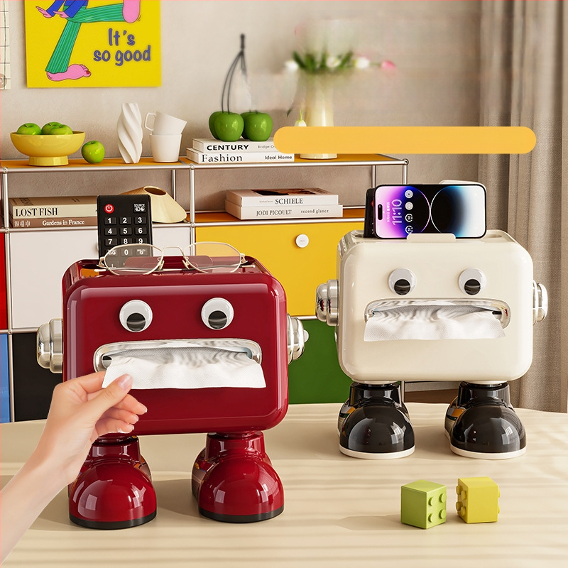 Laudade salvrätikute kasti flip-lukuga, plastikust mitmeotstarbeline hoidik, veekindel, elutoa jaoks