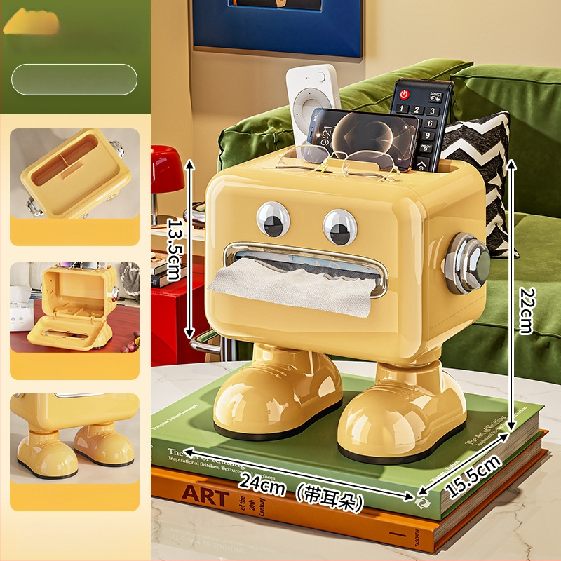 Laudade salvrätikute kasti flip-lukuga, plastikust mitmeotstarbeline hoidik, veekindel, elutoa jaoks