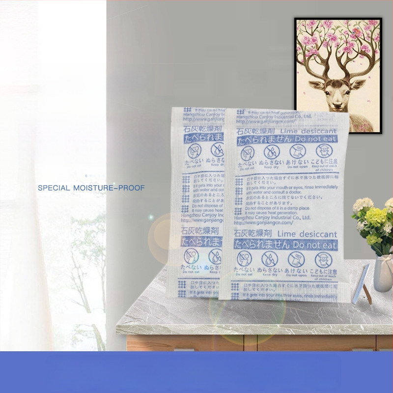 Lime džiovintuvo maišelis džiovinimui ir drėgmės kontrolei, 15 g, maišelyje, plokščias padėtis