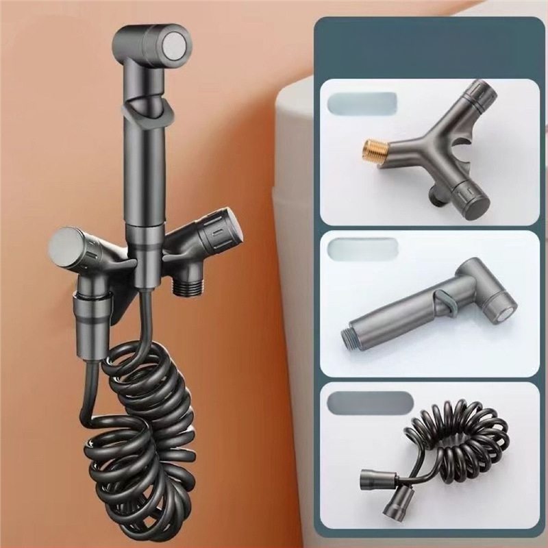 Toaletný sprej s uhlovým ventilom, meď, jednofunkčný, CE certifikát, možnosť prispôsobenia, montáž nie je zahrnutá