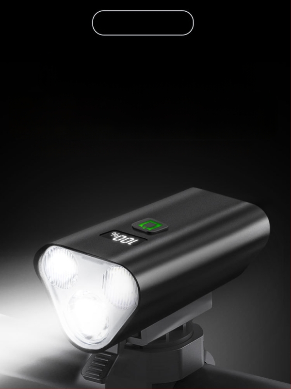 Predné svetlo pre cestný a horský bicykel, nočná jazda, s uchytením na zavesenie (Kód produktu 1239; Značka: Beautiful shirt; Dovoz: Nie)