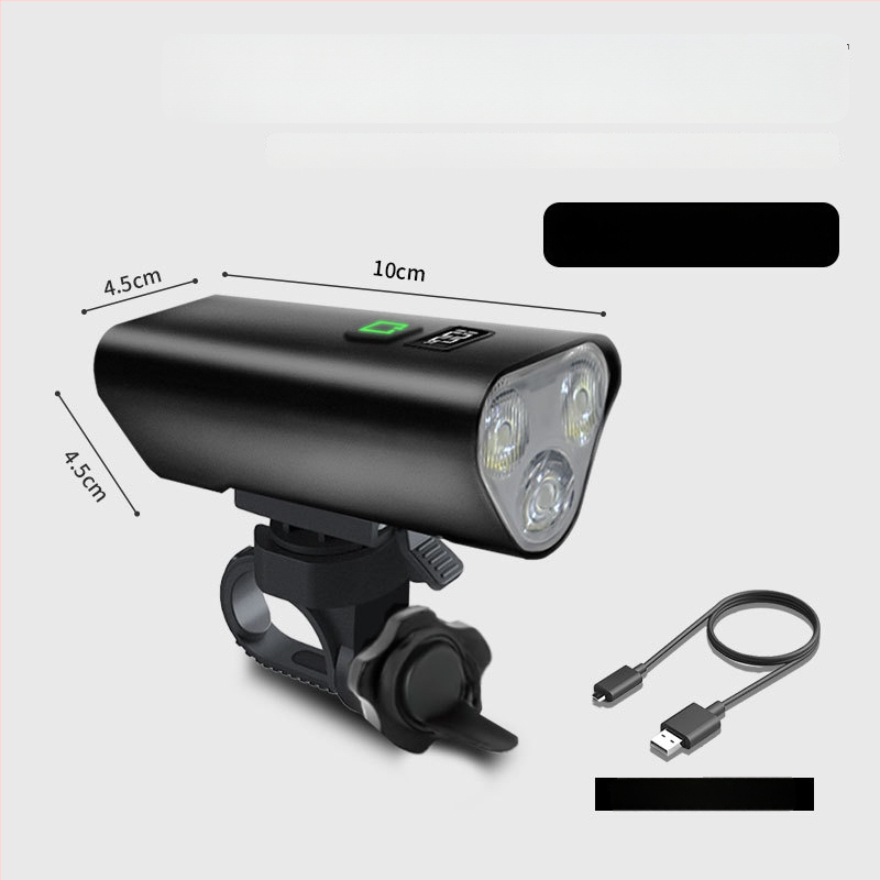 Predné svetlo pre cestný a horský bicykel, nočná jazda, s uchytením na zavesenie (Kód produktu 1239; Značka: Beautiful shirt; Dovoz: Nie)