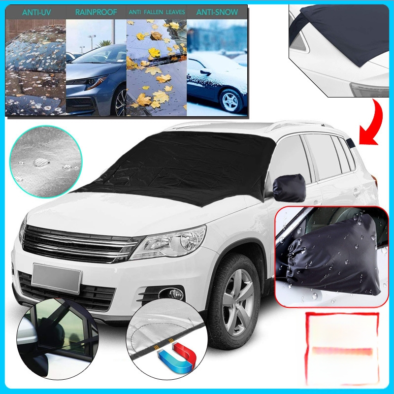 Priekinis automobilio sniego dangtelis, Oxford audinys, magnetinis tvirtinimas, suderinama su Toyota, individualus logotipas