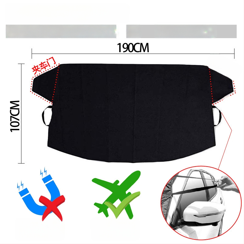 Priekinis automobilio sniego dangtelis, Oxford audinys, magnetinis tvirtinimas, suderinama su Toyota, individualus logotipas