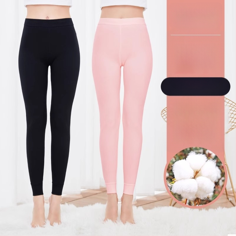 Moterų grynos medvilnės antibakterinės šilumos kelnaitės, vienos sluoksnio, 95–100% medvilnė, tankis 201–250 g/m²