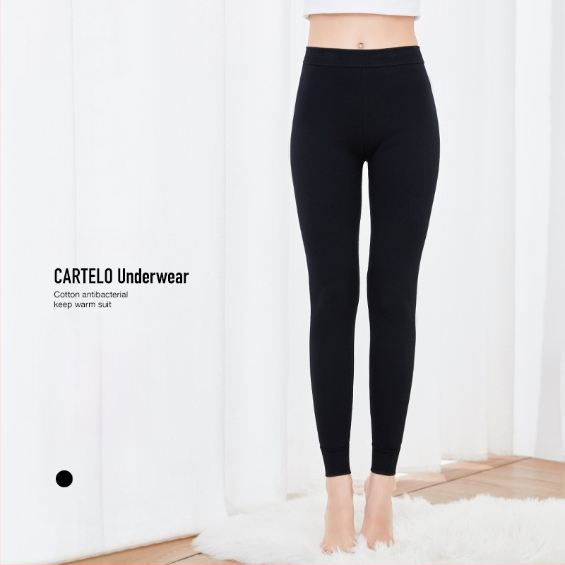 Moterų grynos medvilnės antibakterinės šilumos kelnaitės, vienos sluoksnio, 95–100% medvilnė, tankis 201–250 g/m²