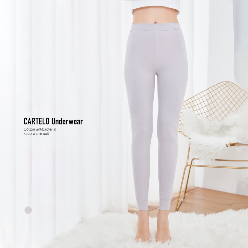 Moterų grynos medvilnės antibakterinės šilumos kelnaitės, vienos sluoksnio, 95–100% medvilnė, tankis 201–250 g/m²