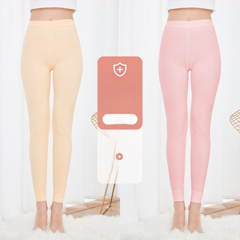 Moterų grynos medvilnės antibakterinės šilumos kelnaitės, vienos sluoksnio, 95–100% medvilnė, tankis 201–250 g/m²