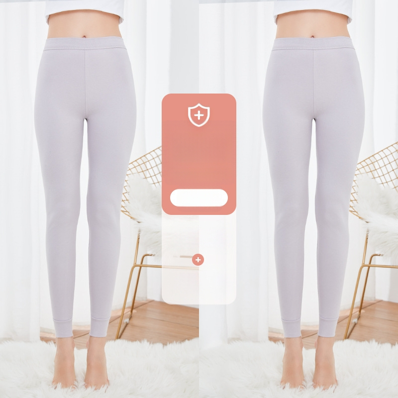 Moterų grynos medvilnės antibakterinės šilumos kelnaitės, vienos sluoksnio, 95–100% medvilnė, tankis 201–250 g/m²