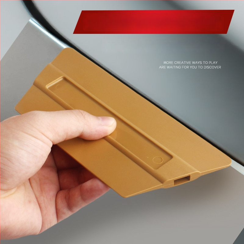 Trapecijos formos plastikinis skrapikas automobilių plėvelei Baiyahu, pritaikomas