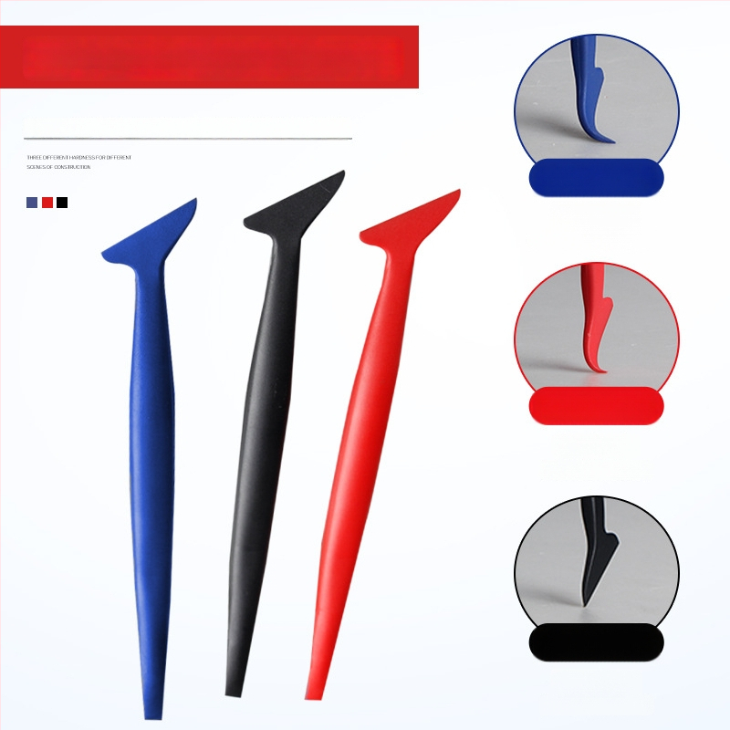 Päťdielna súprava nástrojov na aplikáciu automobilového filmu, ručný nástroj na aplikáciu filmu, plastové telo