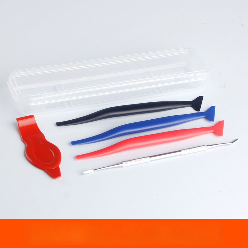 Päťdielna súprava nástrojov na aplikáciu automobilového filmu, ručný nástroj na aplikáciu filmu, plastové telo