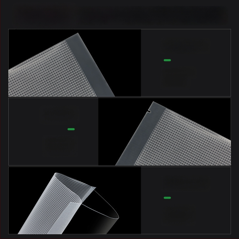 Vakuuminės pakuotės su tinkline tekstūra sea cucumber, maisto kokybės medžiaga, tankus plastikas, mikrobangų saugus, antibakterinis, temperatūros atsparumas -60°C iki 140°C