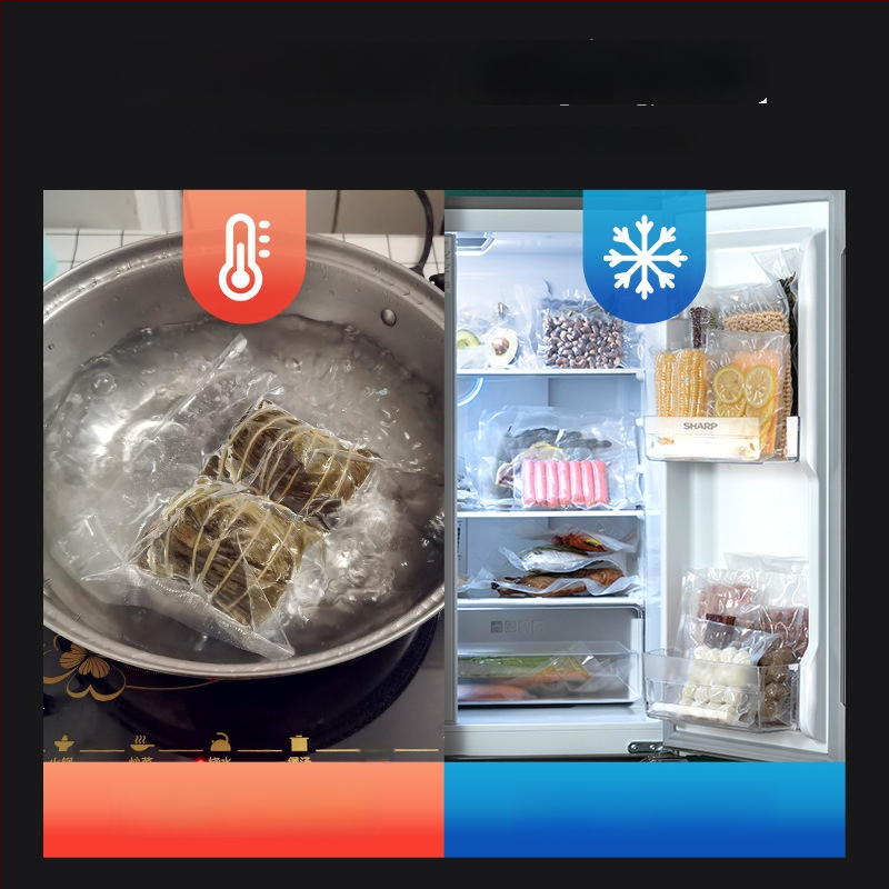 Vakuuminės pakuotės su tinkline tekstūra sea cucumber, maisto kokybės medžiaga, tankus plastikas, mikrobangų saugus, antibakterinis, temperatūros atsparumas -60°C iki 140°C