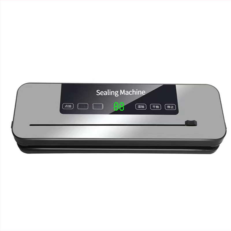 Mašina maisto įpakavimui su vakuumu, plastinės uždarymo, ABS korpusas, 100 W, kintamosios srovės maitinimas, talpa iki 500 ml