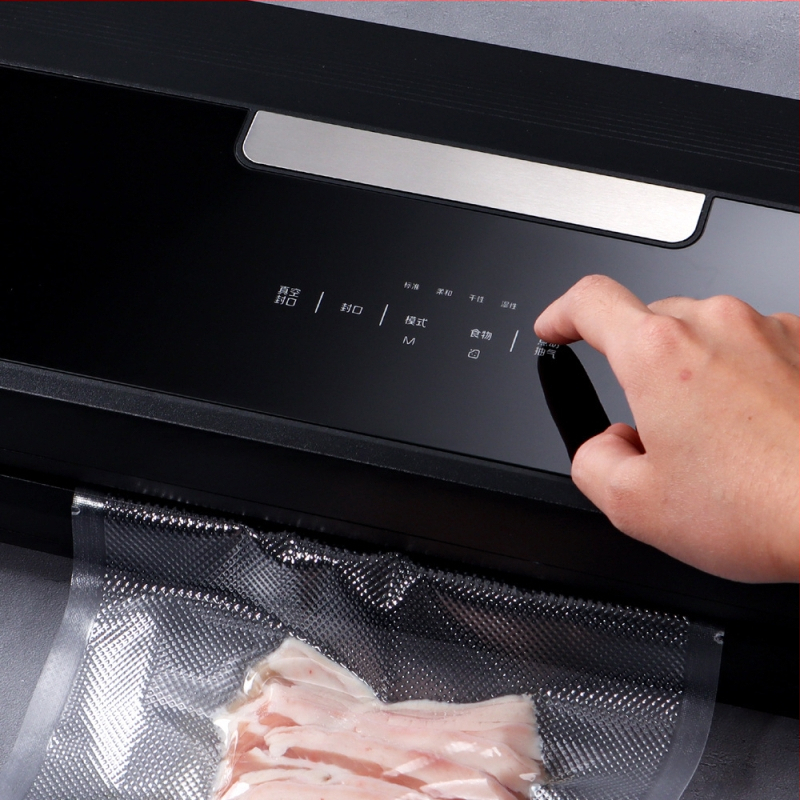 Vakuová baliaca mašinka s plexisklovým panelom (110W, 100-240V, kapacita pod 500 ml, 50-60 Hz, CE certifikované)