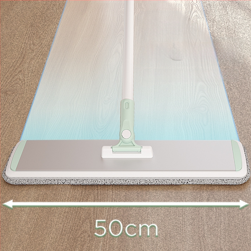 Plakanā mop ar alumīnija sakausējuma teleskopisko rokturi, mikrošķiedra, sausā/mitrā tīrīšana, nestspēja virs 10 kg