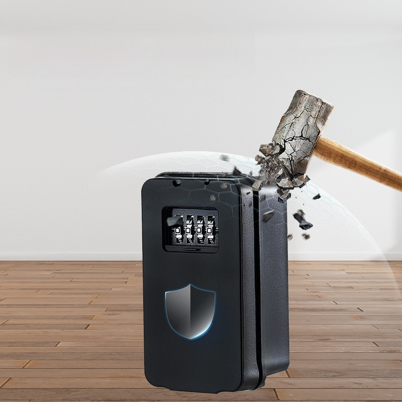 Kodo užrakinamas metalinis raktų seifas – Modelis 911, Car King; tinkamas statybvietėms, B&B ir kiemams (Modelis: 911; Medžiaga: metalas; Prekės ženklas: Car King; Tipas: kodinis užraktas; Pritaikymas: statybvietėms, B&B, kiemams)