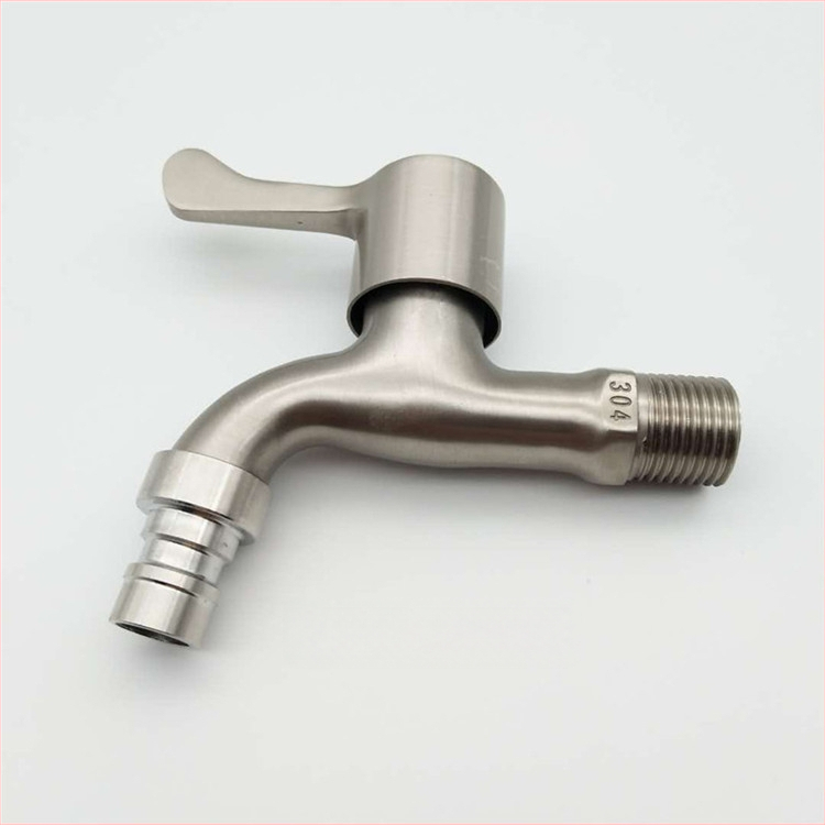 Prívod pre práčku z nehrdzavejúcej ocele 304, model 304-5, nástenná inštalácia, jednoručné ovládanie, povrchová úprava: drôtový ťah