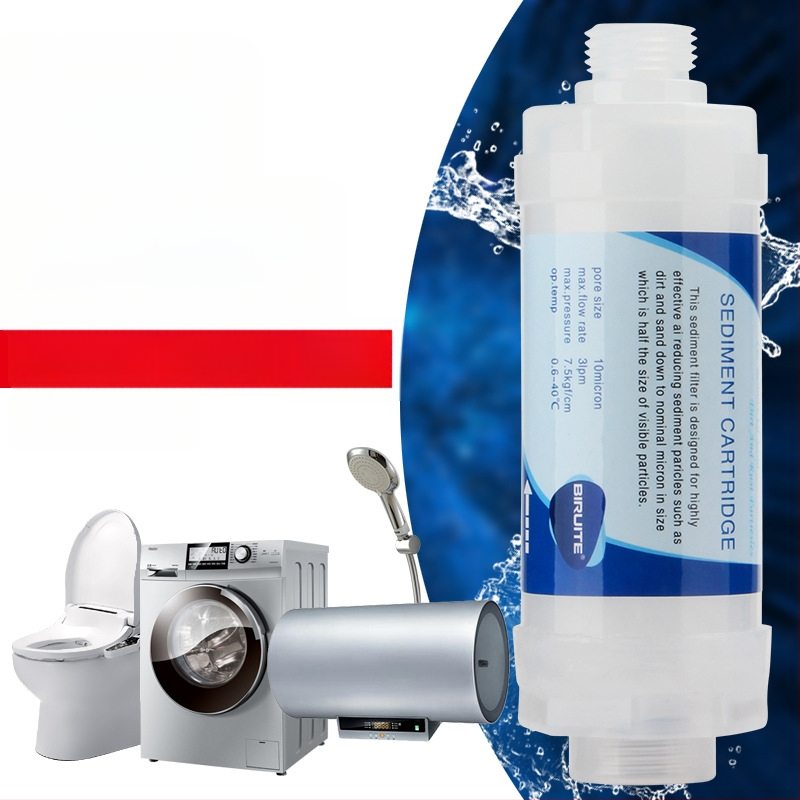 Filtr prvku Briette pre vodný čistič – PP bavlna; určený pre toaletu, práčku, sprchu a ohrievač vody; odstraňuje hrdzu a sediment