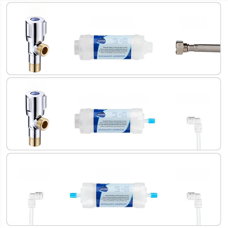 Filtr prvku Briette pre vodný čistič – PP bavlna; určený pre toaletu, práčku, sprchu a ohrievač vody; odstraňuje hrdzu a sediment