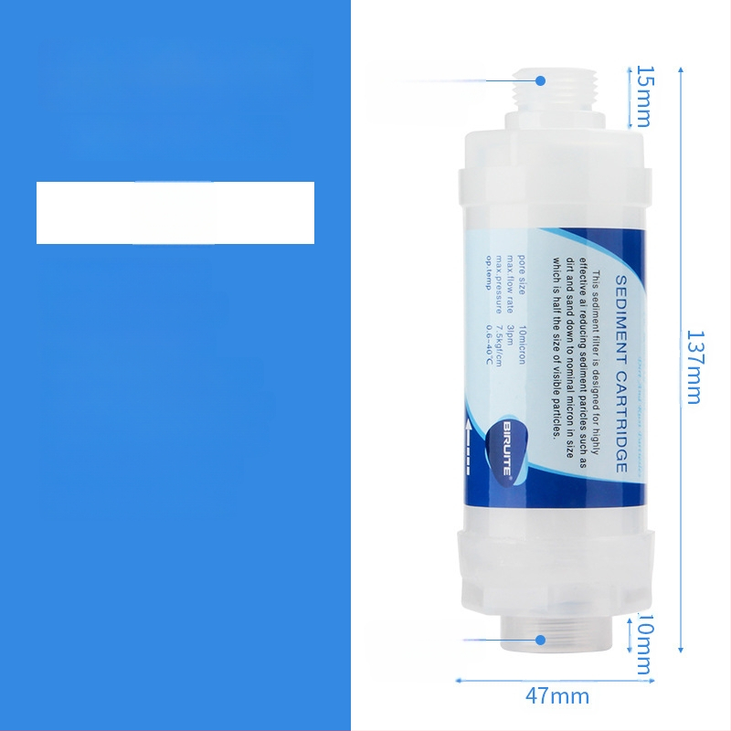 Filtr prvku Briette pre vodný čistič – PP bavlna; určený pre toaletu, práčku, sprchu a ohrievač vody; odstraňuje hrdzu a sediment