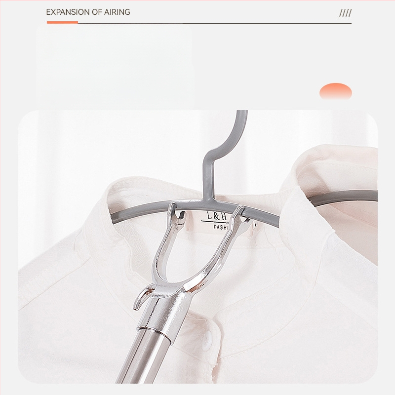 Teleskopická šnúra na sušenie oblečenia pre internát a balkón, PP + hliníková zliatina, uvedenie na trh 2025, bez značky