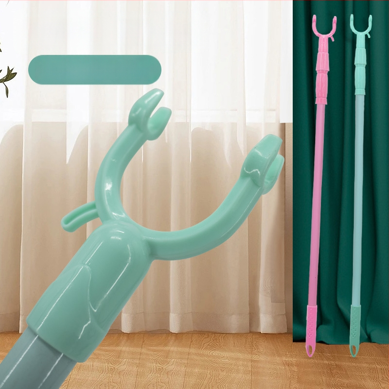 Rozťahovacia tyč na sušenie oblečenia z nehrdzavejúcej ocele pre balkón – kov, použitie: balkón, moderný minimalistický štýl