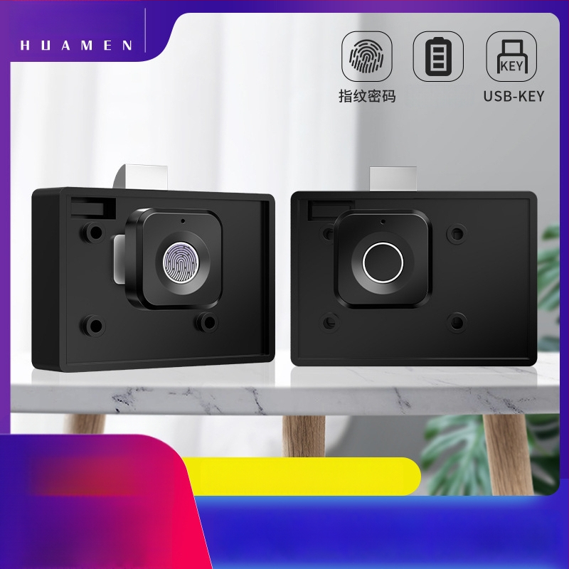 Elektroniline lukustusseade sõrmejälje ja parooliga sahtlitele ja kappidele, mudel 138-1AP; salvestab 10 sõrmejälge; üle 100k avamisi; skaneerimise aeg 0,1 s; töötemperatuur -20…70°C; sobib sahtlitele, kappidele, arhivaatoritele, lukustustele ja seifidele