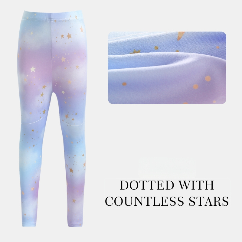 Mergaitėms cropped kelnes vasarai: lengvos ir kvėpuojančios, poliesteris, žemas liemuo su elastine juosta, vaikams 3–8 metų