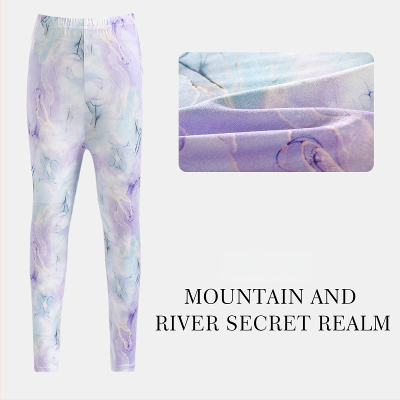 Mergaitėms cropped kelnes vasarai: lengvos ir kvėpuojančios, poliesteris, žemas liemuo su elastine juosta, vaikams 3–8 metų