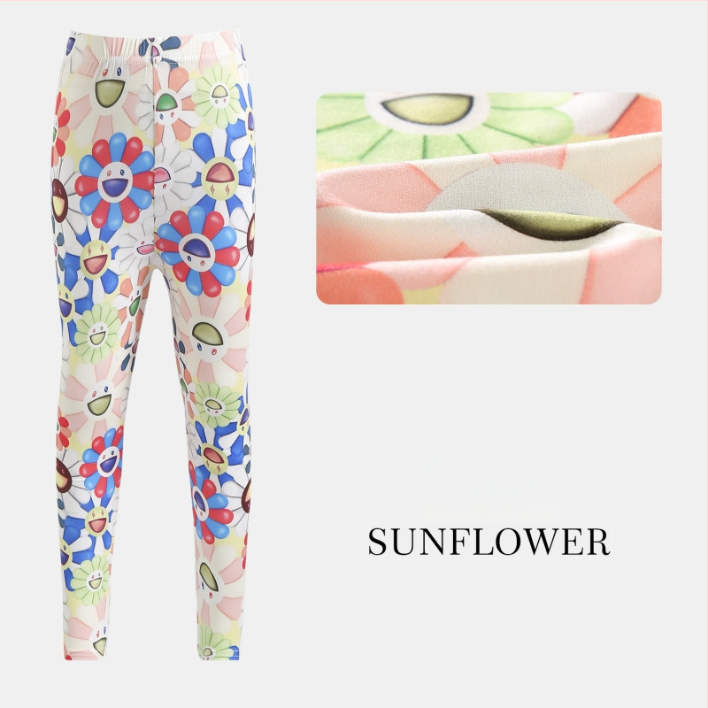 Mergaitėms cropped kelnes vasarai: lengvos ir kvėpuojančios, poliesteris, žemas liemuo su elastine juosta, vaikams 3–8 metų