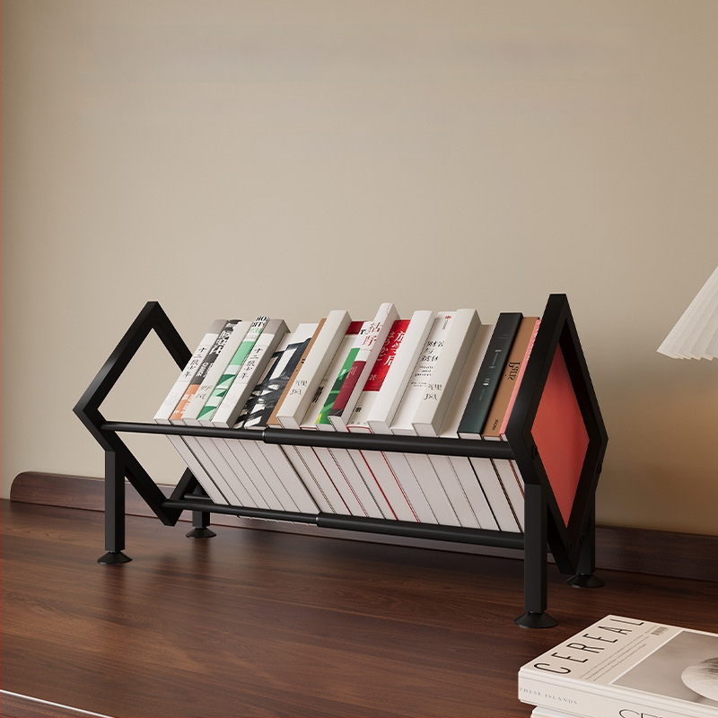 Darbastalių knygų lentyna su reguliuojamu skyrikliu, vienos linijos skyriklis, modelis W760, plieninė konstrukcija, paprastas ir šiuolaikinis stilius