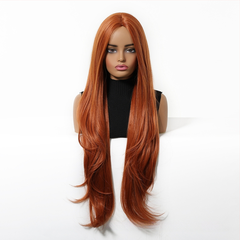 Emmor parūka visai galvai, vidējā daļa, daudzslāņu, viļņota un taisa tekstūra, sintētiskie mati