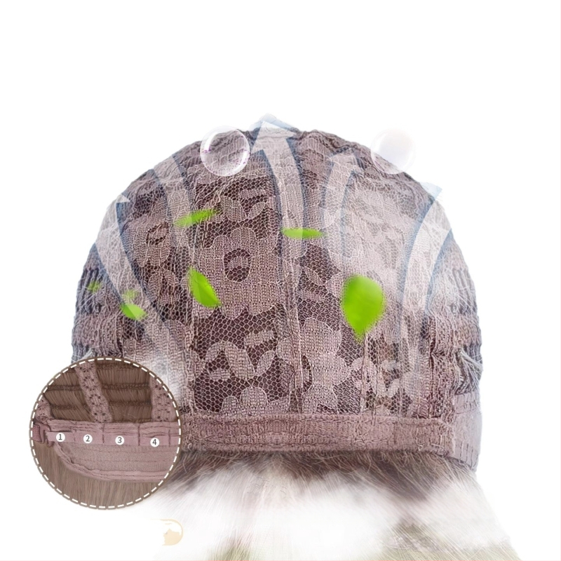 Parochňa pre dlhé rovné vlasy so stránkovým ofinou – Model X-129 – Vlákna odolné voči vysokej teplote – Mechanizmus