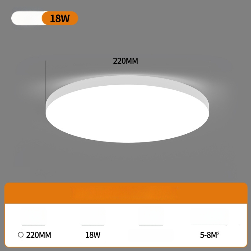 Lubų LED jutiklinis šviestuvas su balso valdymu koridoriui ir laiptams – 220V, 5-10 m² aprėptis, judesio jutiklis