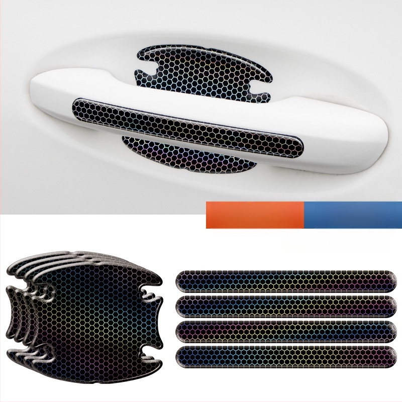 3D atsparūs smūgiams durelių rankenėlėms lipdukai – Cartoon raštas, klijavimas