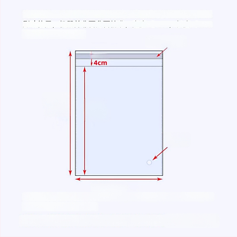 OPP lipniosios pakuotės maišelis drabužiams ir aksesuarams, skaidrus plastikinis Ziplock maišelis, nauja medžiaga, spausdintas logotipas