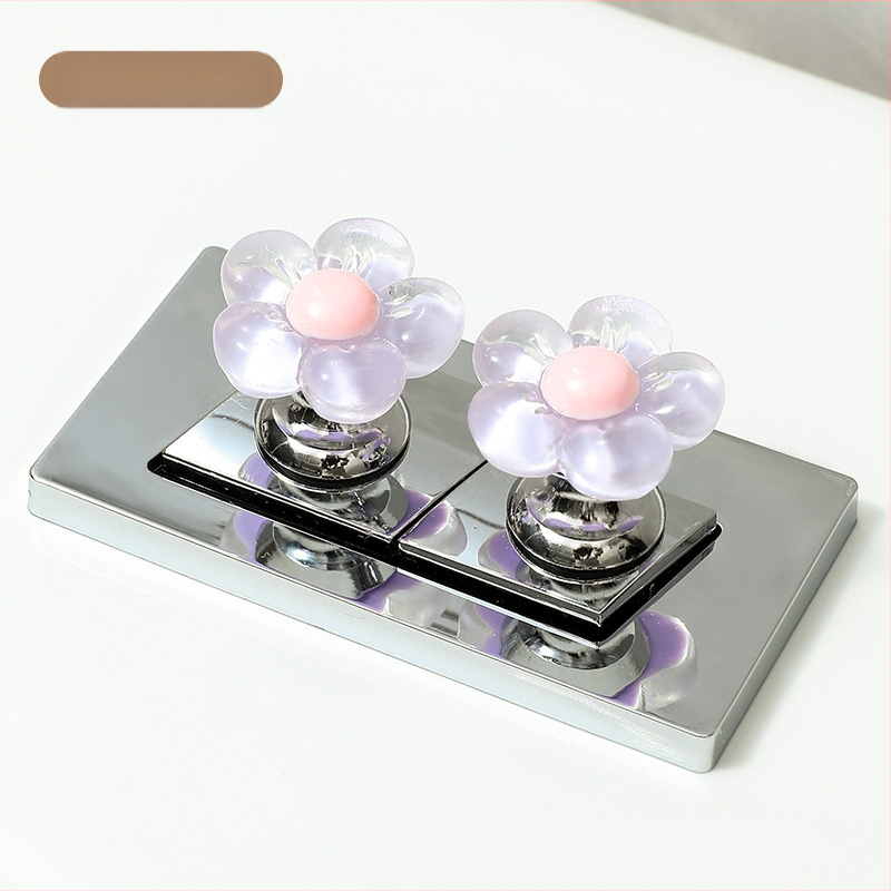 Tualeti loputusnupp – lilledisain, kaasaegne minimalistlik stiil, CX bränd, universaalne veetanki lüliti