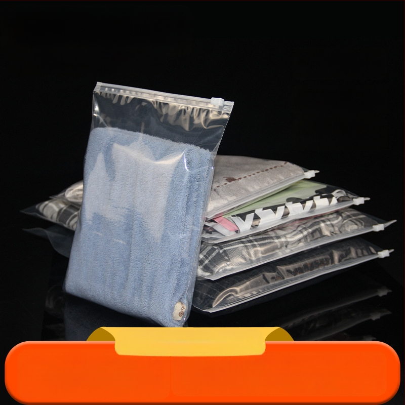 Matēta zip soma ar personalizētu izdruku – pārredama PE iepakojuma soma ar pašuzvēršanu, zeķēm un pārtikai, jauns materiāls; dubultā biezums 12/14/16 mil