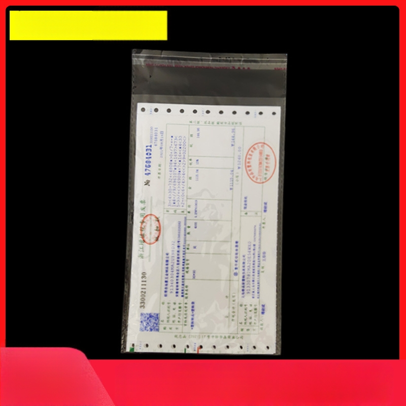 OPP savarankiškai užsidarantis dviejų sluoksnių plastikinis įpakavimo maišelis patalynėms, be logotipo, karštas pjovimas