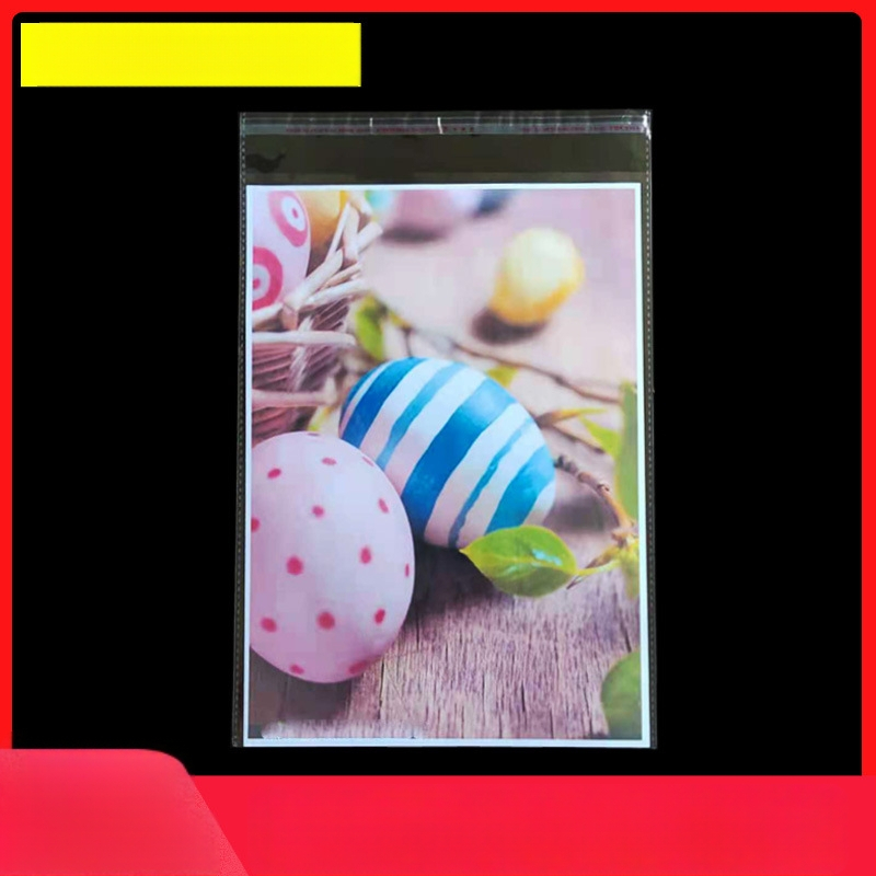 OPP savarankiškai užsidarantis dviejų sluoksnių plastikinis įpakavimo maišelis patalynėms, be logotipo, karštas pjovimas