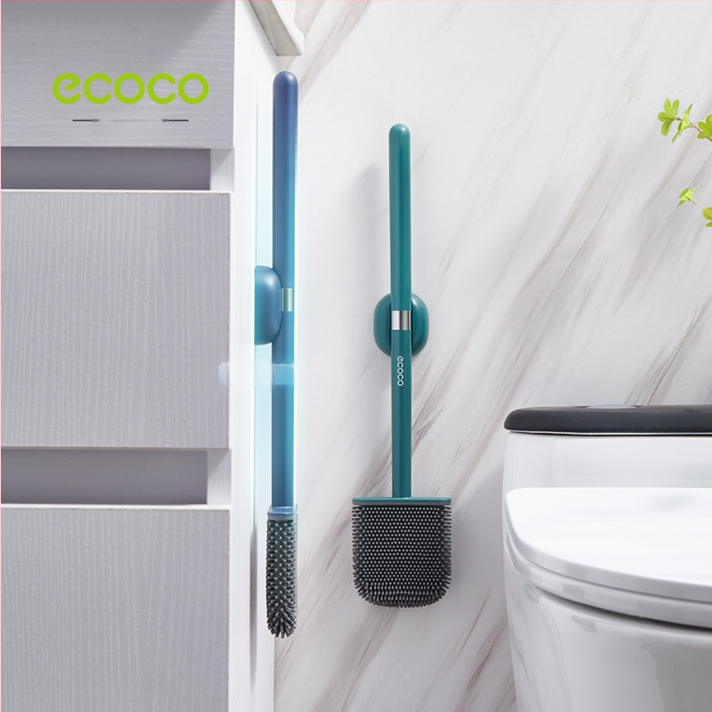 Toaletná kefa, nástenná montáž, bez mŕtvej zóny, plastová, 250 g, značka Ecoco/Yicoco