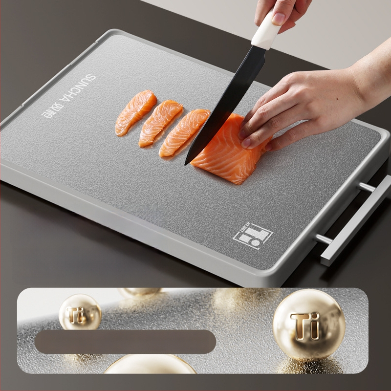 Titánová doska na krájanie, obojstranná, pre domácnosť, značka Double Gun