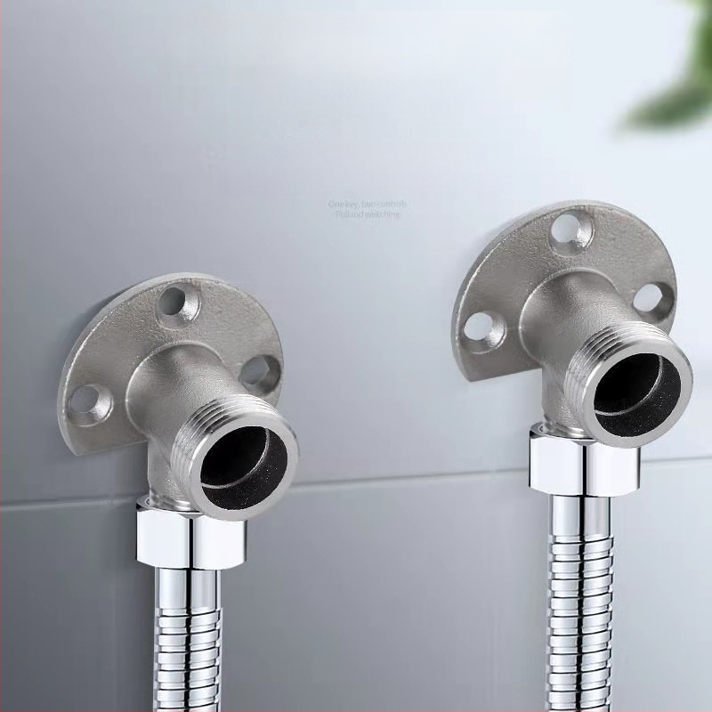 Sprchový adaptér pre prechod zo skrytého na otvorený montážny systém, držiak miešacej zostavy, 304 nerezová oceľ