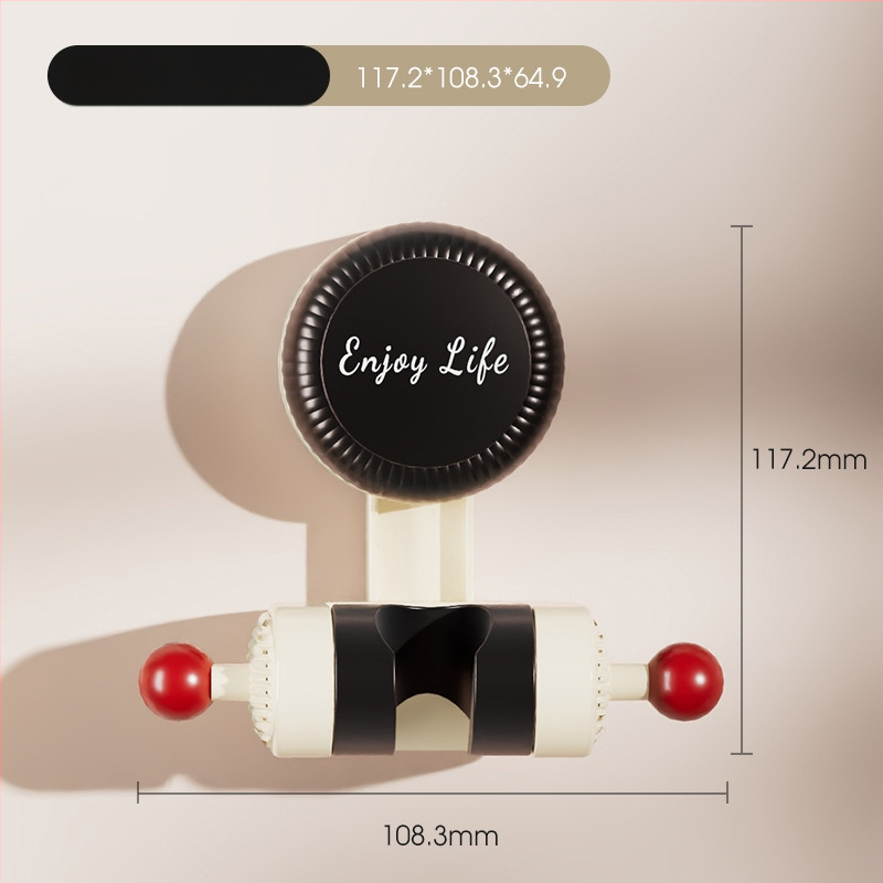 Odnímateľný držiak na sprchu s prísavkou, z plastu, moderný minimalistický štýl, jedno úroveň, pohyblivý, bez vŕtačky (hmotnosť 85 g)