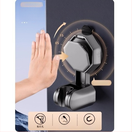 ABS držiak na sprchovú hlavicu, nastaviteľný, ručná montáž, moderný štýl, prispôsobiteľný