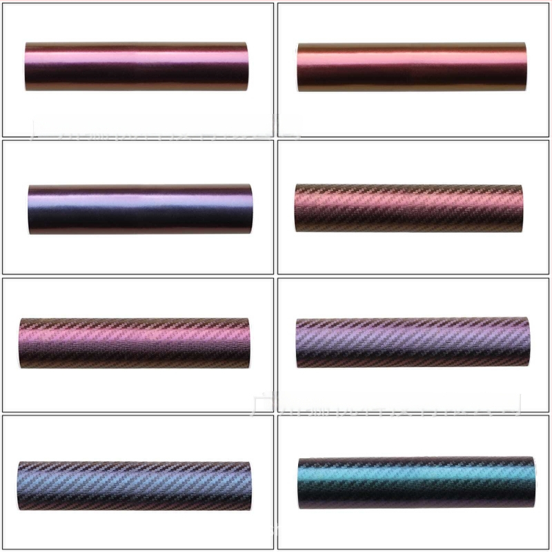 Automobilio kėbulo lipninė plėvelė – gradientinis chameleon efektas, anglies pluošto tekstūra (Prekės ženklas Li Yue; Medžiaga: lipdukas; Tipas: automobilio kėbulo lipdukas; Montavimo būdas: klijavimo tipas)