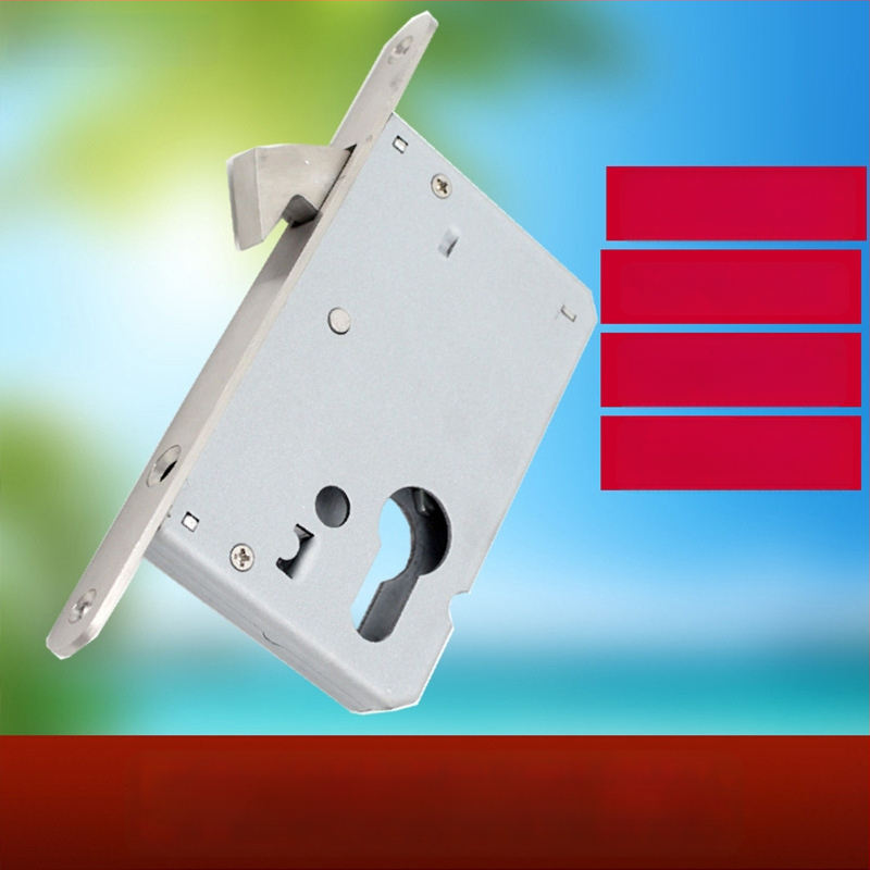 304 nerūdijančio plieno užrakinimo korpusas, modelis 50SD, su vienu kabliu, tinka medinėms ir slankiosioms durims