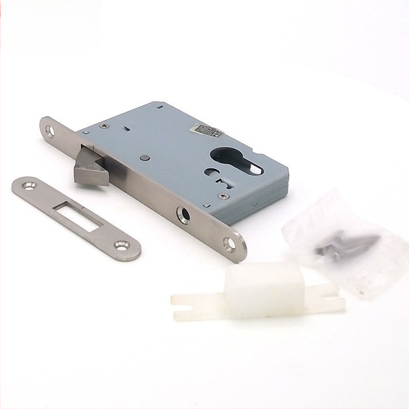 304 nerūdijančio plieno užrakinimo korpusas, modelis 50SD, su vienu kabliu, tinka medinėms ir slankiosioms durims